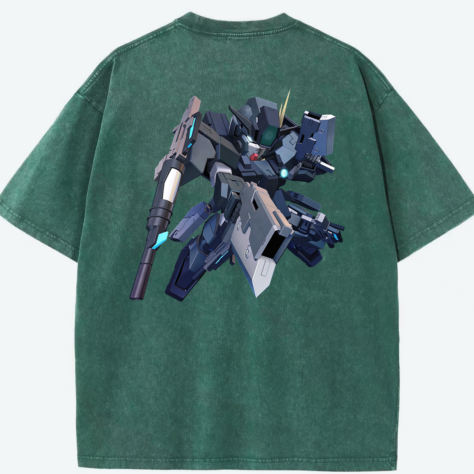 （画像用） 機動戦士ガンダム Mobile Suit Gundam 綿100% ヴィンテージ風 半袖Tシャツ（背面プリント）